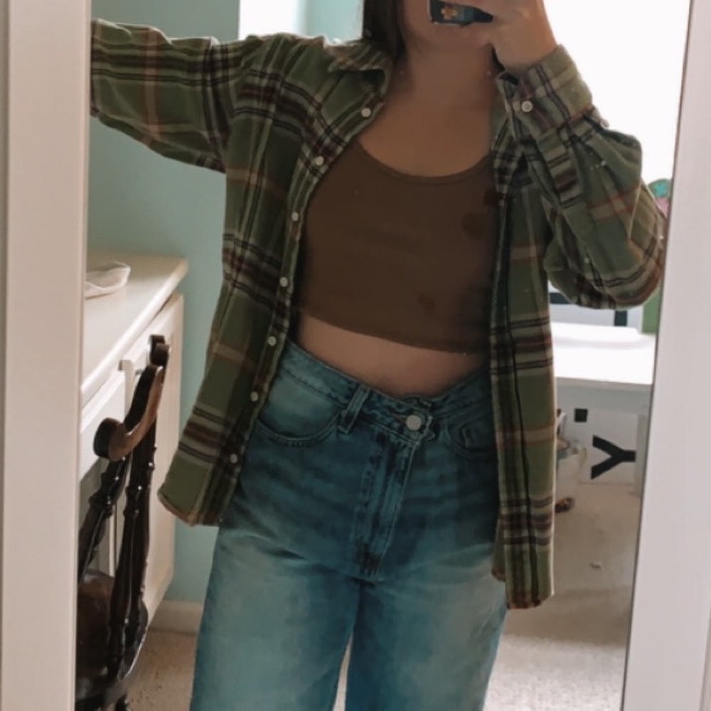 Green Lands’ End Flannel